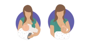 almohada lactancia ilustraciones