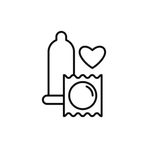 condom icon vector love sign 600nw 2412989915